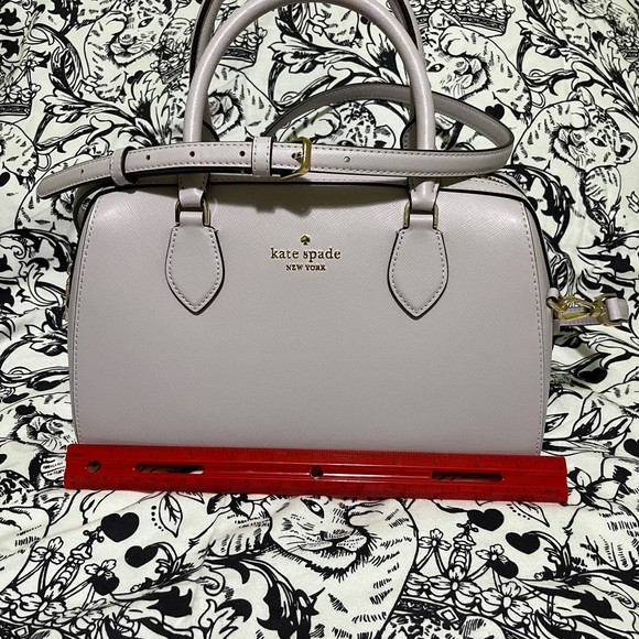 Kate Spade Madison Large Dolly Duffle Satachel Crossbody Bag in light pink - Picture 2 of 14